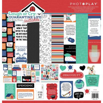 PhotoPlay Laugh Or Cry Quarantine Designpapier - Collection Pack